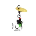thumbnail image 3 of Biomechanically Modified Fly Fishing Hooks & Feather Lures, Realistic Insect Bait Decoys, Metal Fishhooks for Trout, Bass, Panfish Anglers, 3 of 8