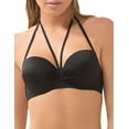 thumbnail image 2 of Women's Smart and Sexy SA1001 Swim Secret The Getaway Halter Bikini Swim Top (Black Hue 34B), 2 of 6