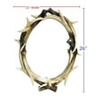 thumbnail image 3 of Rustic Faux Deer Antler Oval Wall Mirror Cabin Lodge Hunting Style Decor 26", 3 of 4