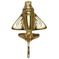 thumbnail image 2 of Across The Puddle, Ancient Golden Jet 24k Gold Plated .950 Silver Lapel Pin | Pre-Columbian Quimbaya Pin |Ancient Astronauts | Original Golden Jets Collection, 2 of 4