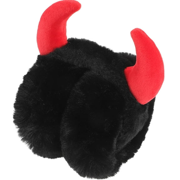 WINOMO MLINS Winter Ear Muff for Adults Foldable Horn Earmuff 1 Set Ear Warmers Outdoor Ear Protector
