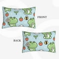 thumbnail image 4 of Balery Cute Floral Frog Bedding Queen Pillow Cases - Envelope Closure - Soft Brushed Microfiber Fabric - Shrinkage and Fade Resistant Pillow Cases-16"x24", 4 of 9