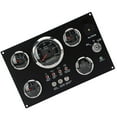 thumbnail image 1 of Dashboard Gauge Set, Fuel Level Oil Pressure Water Temp Voltage Meter Timely Alarm Universal Ignition Indicator  For Boat Yacht, 1 of 8