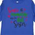 thumbnail image 4 of Inktastic Santa is Promoting Me to Big Sister Girls Long Sleeve Toddler T-Shirt, 4 of 5
