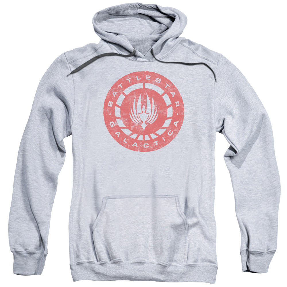 Sweatshirt or Long Sleeve T-Shirt Battlestar Galactica /"Eroded Logo/" Hoodie
