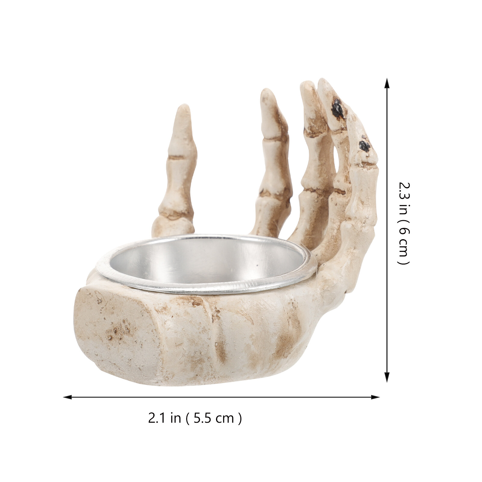 Skeleton Hand Tealight Candle Holder Resin Tealight Candle Holder