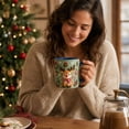 thumbnail image 7 of Trovenix Reindeer Coffee Mug 2D Ceramic Christmas Cup, Hot Cocoa Milk Tea Drinking Mug for Home Office, Festive Holiday Gift for Family, 7 of 7