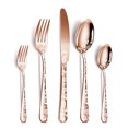 thumbnail image 1 of Stainless Steel Cutlery Set, Flatware Tableware Sets Flower Print Knife Fork Spoon for Home Hotel Restaurant Party, 1 of 7
