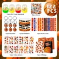 thumbnail image 6 of Basketball Party Favors,122pcs Basketball Themed Birthday Party Favors - Basketball Party Keychain Gift Bags Slap Bracelets Sticker etc Basketball Goodie Bags Stuffers for Basketball Party Decoration, 6 of 8