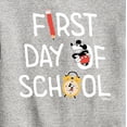 thumbnail image 3 of Disney - First Day Of School Mickey - Toddler & Youth Crewneck Fleece Sweatshirt, 3 of 5
