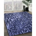 thumbnail image 2 of Ahgly Company Indoor Rectangle Patterned Cornflower Blue Area Rugs, 5' x 8', 2 of 6
