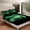Green Black, variant on Erosebridal Electric Nights Fitted Sheet Set Queen, Modern River Cityscape Bedding Queen Size, Green Black Room Decor 3pcs (No Top Sheet)