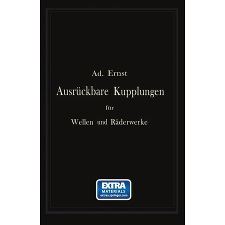 ISBN 9783662392904 product image for Ausrückbare Kupplungen Für Wellen Und Räderwerke : Theoretische Grundlage Und Ve | upcitemdb.com