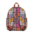thumbnail image 3 of Wild Fox Artistic Print School Backpack - Waterproof, Durable & Organized Storage Compartments, 3 of 6