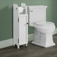 thumbnail image 3 of Alaterre Dover 7"W x 28"H Deluxe Storage Cabinet with Toilet Paper Dispenser, 3 of 5