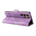 thumbnail image 4 of for Samsung Galaxy S22 Ultra Wallet Case,PU Leather Magnetic Flip Strap Wrist Phone Cover with RFID Block Card Holder for Samsung Galaxy S22 Ultra,Purple, 4 of 8