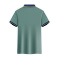 thumbnail image 6 of Fengqque Polo Shirts for Women Business Short Sleeve Work Lapel Tops Summer Golf Polos Tunic Blouse Mint Green XXXXL(XXXXL), 6 of 6