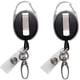 thumbnail image 1 of Carrete de insignia retráctil con cierre de garra y clip para titulares de tarjetas de identificación Hebilla en forma de huevo de aleación de zinc (paquete de 2), 1 of 4