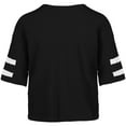 thumbnail image 3 of Women's '47 Black Minnesota Vikings Premier Scout Cropped V-Neck T-Shirt, 3 of 3