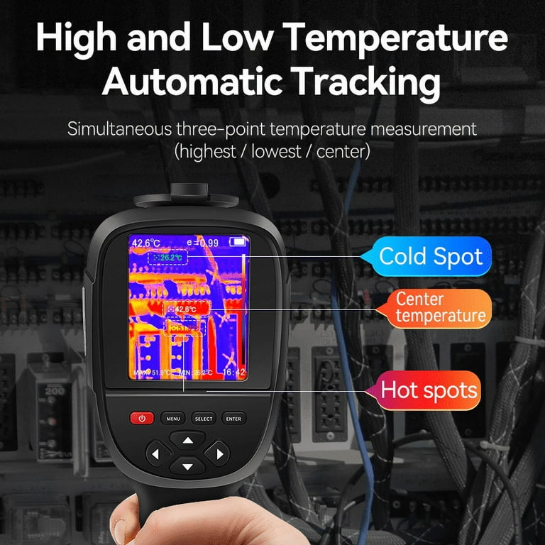 Water Leakage Detection of Infrared Thermal Imaging Camera HT-19 High  Precision and High Resolution Floor Heating Leak Detector