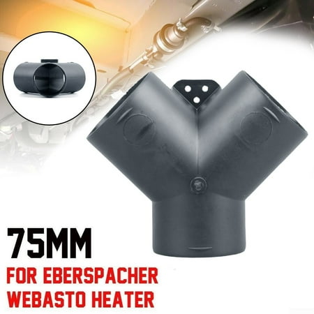 

75mm Vent Duct Y Branch Pipe Outlet Exhaust Connector For Air Diesel Heater Part