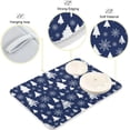 thumbnail image 4 of Coolnut Christmas Tree Dish Drying Mat Absorbent Reversible Drying Pad Dish Drainer Rack Mat for Kitchen Countertops Sinks,24"x18", 4 of 6