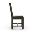 thumbnail image 4 of Taran Designs Bristol 5-piece Solid Wood Dining Set in Dark Brown, 4 of 10