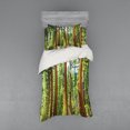 thumbnail image 2 of Ambesonne Nature Bedding Set 4 Pcs, Braches in Spring, Queen, Green Brown, 2 of 3