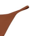 thumbnail image 3 of Tanga de tiro bajo, transpirable, sin costuras, de secado rápido, suave, de cintura fina, bragas, ropa interior para mujeres y niñas, color naranja y rojo, L, 3 of 5