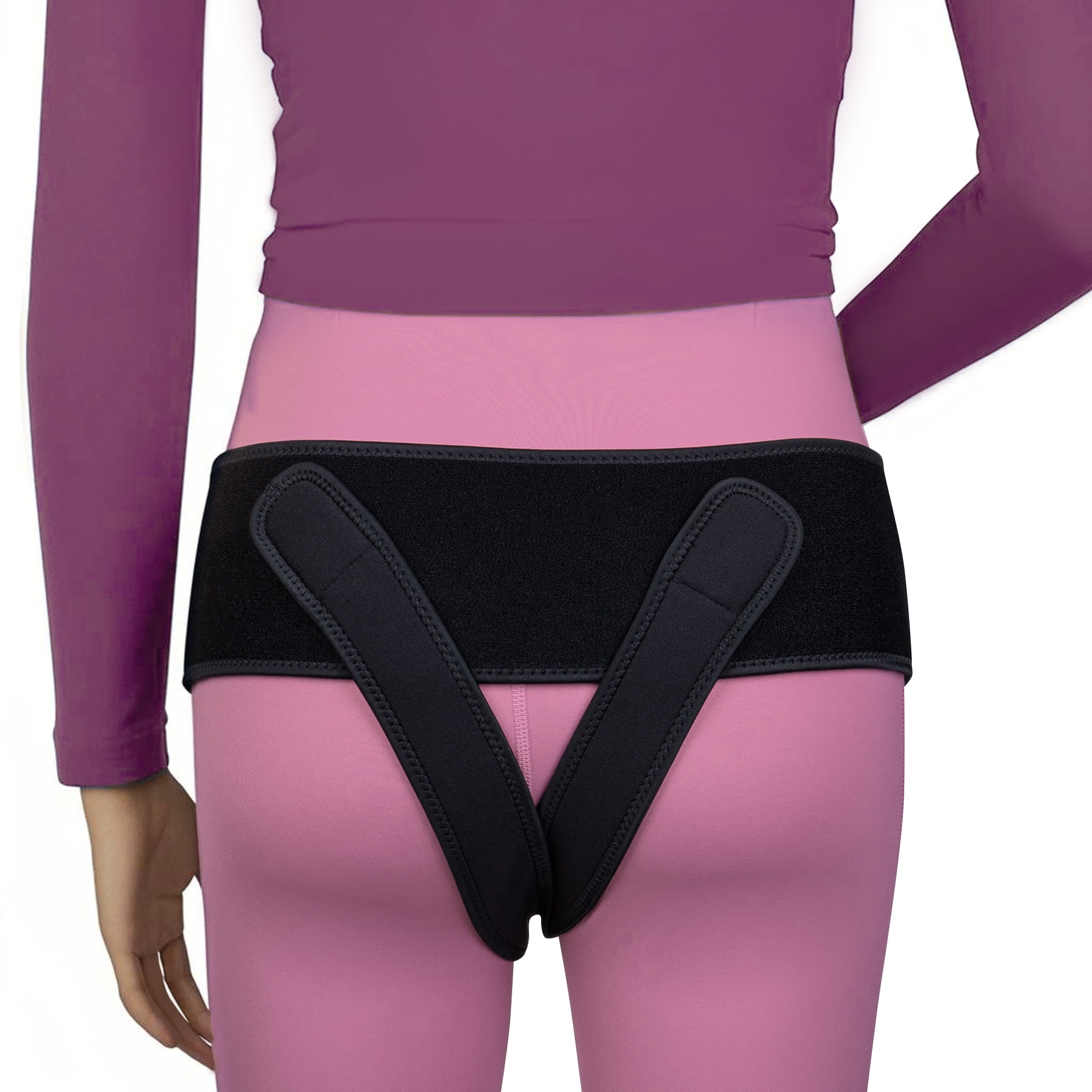 V2 Smart Support Redefined Maternity Belt - Belly Bands for Pregnant Women, Pregnancy Support Belt for Pelvic Pain Relief, Adjustable Vulva Support (Black, XSmall-Medium)