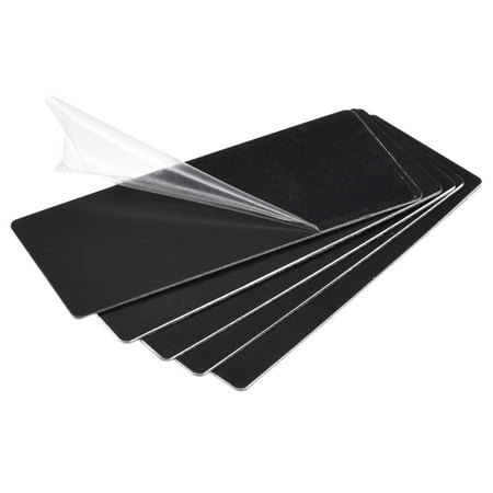 

Uxcell 80mm x 30mm x 0.8mm Anodized Aluminum Blank Metal Card Black 10 Pack