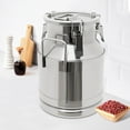 thumbnail image 5 of 10 Liter Round Stainless Steel Milk Storage Can Milk Jug Transport Sealed Bucket, 5 of 24
