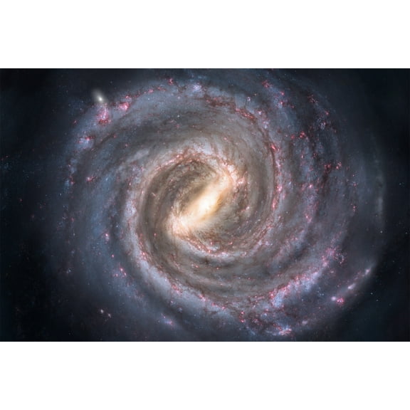24x36 gallery poster, Artist's conception of the Milky Way galaxy