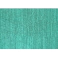 thumbnail image 1 of Ahgly Company Machine Washable Indoor Rectangle Oriental Turquoise Blue Industrial Area Rugs, 2' x 5', 1 of 4