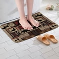 thumbnail image 4 of Cabin Bear Table Place Mats Wolf Printed Washable Fabric Decoration Table Mats Placemat for Children Farmhouse Duck Theme Placemats Bohemian Geometry Table Mats for Kitchen 18"x12" 4Pcs, 4 of 4