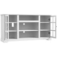 thumbnail image 6 of White TV Stand, Modern Farmhouse Wood Entertainment Center Console for TVs up to 65" for Living Room, 6 of 7