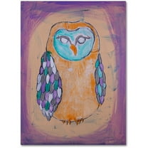 Trademark Fine Art 'Owl I' Canvas Art by Nicole Dietz
