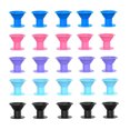 thumbnail image 4 of Rodillos para el cabello Soidarity 20 piezas Sin calor Azul oscuro 10 grandes 10 pequeños, 4 of 6