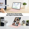 thumbnail image 3 of Case for Samsung Galaxy Tab S9 / S9 FE, Rotating Stand Cover with Pencil Holder, Auto Wake/Sleep Full Protection Clear Folio Case for Samsung Galaxy Tab S9 / S9 FE, Pink, 3 of 7