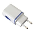 thumbnail image 1 of Plastic 2-Port USB Wall Charger - Water Drop LED, EU Plug, 1.2A, Compact, For Phones/Tablets, 1 of 2