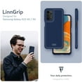 thumbnail image 7 of TUDIA for Samsung A23 Phone Case, [LINNGrip] Shockproof Lightweight Non-Slip Soft TPU Ultra Slim Protection Case Cover for Samsung Galaxy A23 5G (Indigo Blue), 7 of 7