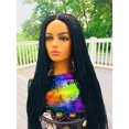 thumbnail image 4 of 2Chique Boutique Women's Micro Twist Braided Wig Color Black 30 Inches, 4 of 7