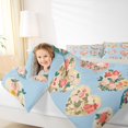 thumbnail image 4 of Feelyou Retro Rustic Flower Queen Comforter Set, Romantic Cartoon Love Heart Bedding Sets, Teens Kids Boys Girls Reversible Bedding Comforter Set, Super Cozy Room Decor, 3pcs, 4 of 8