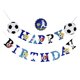 thumbnail image 1 of Football Theme Banner Colorful Bunting Letter Printing Flag Boys Party Hanging Garland Decoration Layout Supplies, 1 of 3