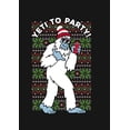 thumbnail image 2 of Men's Lost Gods Yeti to Party Long Sleeve Shirt Black X Large, 2 of 4