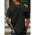 thumbnail image 2 of Men's Black - Inspired Celebrity - Themed Graphic T - Shirt,Casual Digital Print Pure Heavy Cotton T Shirt ,220g Cotton T-Shirt,For Going Out,Gift,Summer,Unisex, 2 of 5