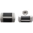 thumbnail image 1 of Black Ti & Stainless Steel Polished Cuff Links, 1 of 5