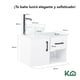 thumbnail image 5 of Mueble Kit Para Baño Gabinete Organizador Lavamano Monomando blanco, 5 of 8