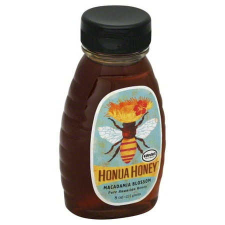 Hawaiian Roasted Honey - Big Island Bees Honua Honey Honey, 8 oz