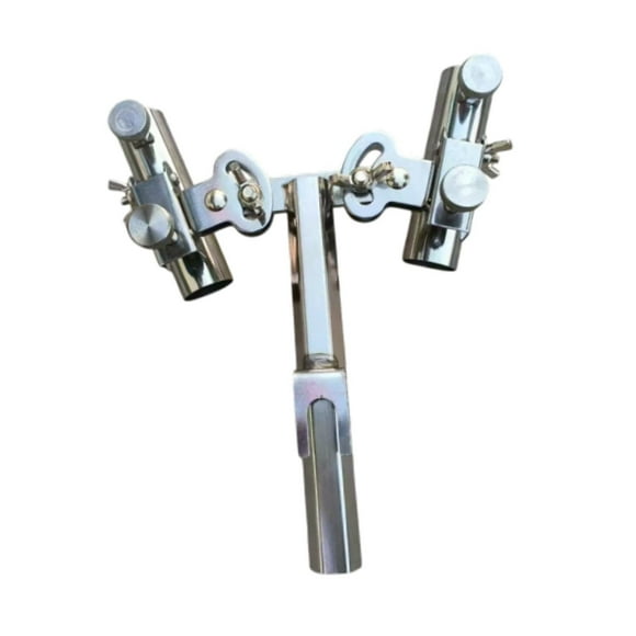 S SERENABLE Fishing Rods Holder Fishing Pole Bracket for Lakeshores Pondsides Riverbanks Square Tube